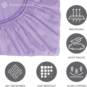 Lavender Fitted Sheet Magna Collection
