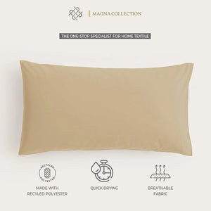 Beige Duvet Cover Set Magna Collection