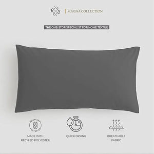 Charcoal Grey Duvet Cover Set Magna Collection