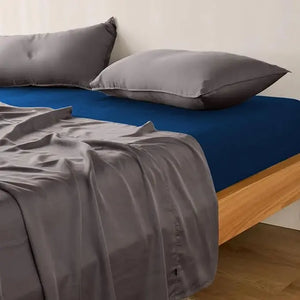 Navy Fitted Sheet Magna Collection
