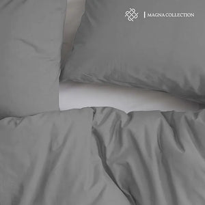 Grey Duvet Cover Set Magna Collection