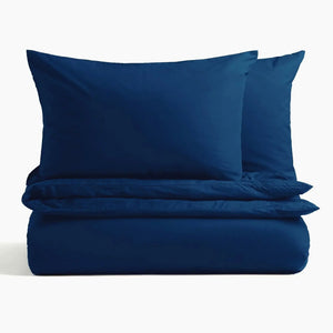 Navy Duvet Cover Set Magna Collection