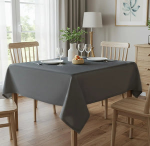 Charcoal Rectangular Table Cloth Magna Collection