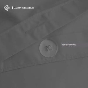 Charcoal Grey Duvet Cover Set Magna Collection