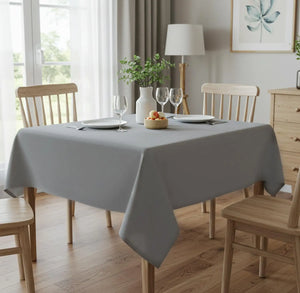 Grey Rectangular Table Cloth Magna Collection
