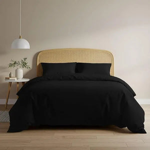 Black Duvet Cover Set Magna Collection