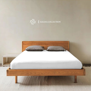 White Fitted Sheet Magna Collection