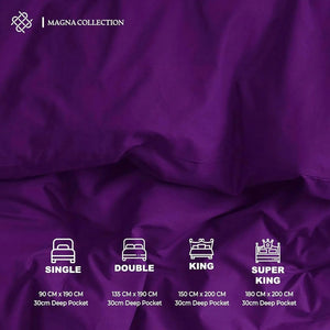 Purple Duvet Cover Set Magna Collection