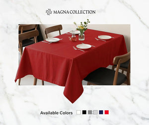 Red Rectangular Table Cloth Magna Collection