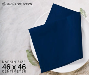 Navy Cotton Cloth Napkins Magna Collection