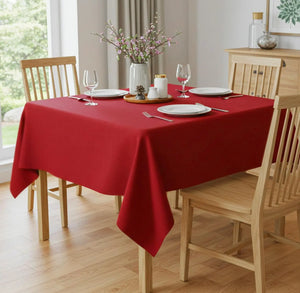 Red Rectangular Table Cloth Magna Collection