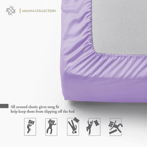 Lavender Fitted Sheet Magna Collection