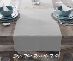 Grey Table Runner Magna Collection