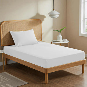 White Fitted Sheet Magna Collection
