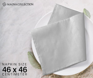 Grey Cotton Cloth Napkins Magna Collection
