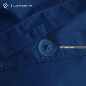 Navy Duvet Cover Set Magna Collection