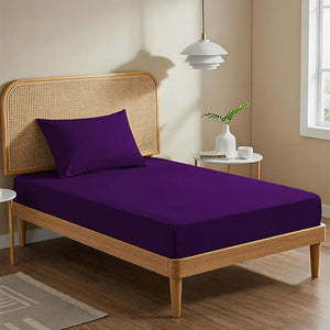 Purple Fitted Sheet Magna Collection