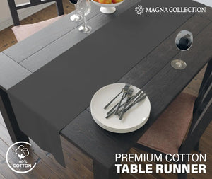 Charcoal Table Runner Magna Collection