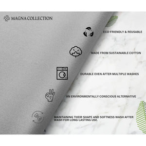 Grey Cotton Cloth Napkins Magna Collection