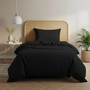 Black Duvet Cover Set Magna Collection
