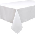 White Rectangular Table Cloth