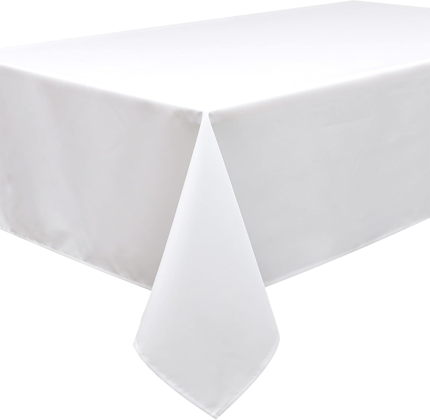 White Rectangular Table Cloth