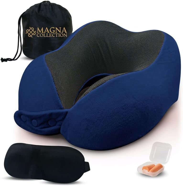 Navy Travel Neck Pillow