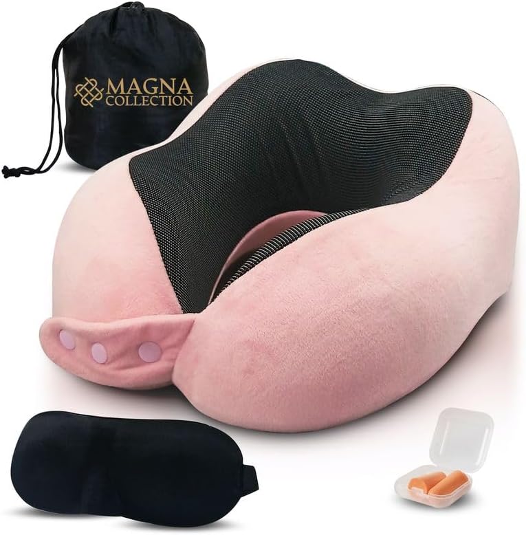 Pink Travel Neck Pillow