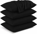 Black Pillow Cases 4 Pack