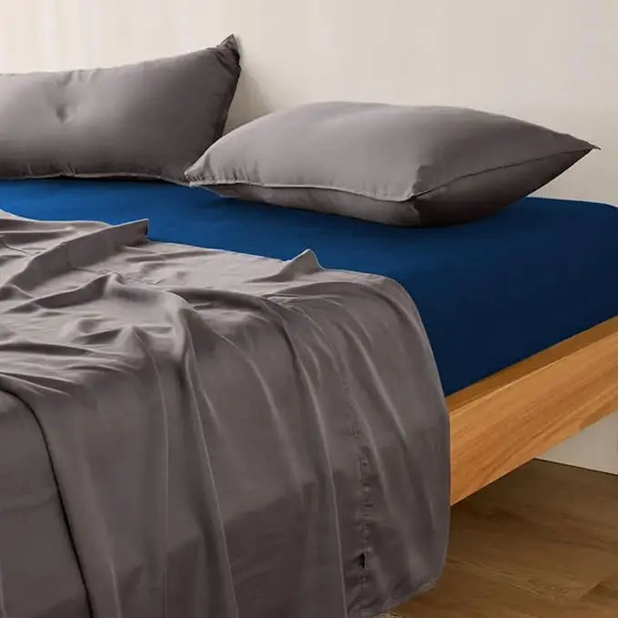 Navy Fitted Sheet Magna Collection