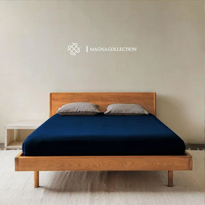 Navy Fitted Sheet Magna Collection