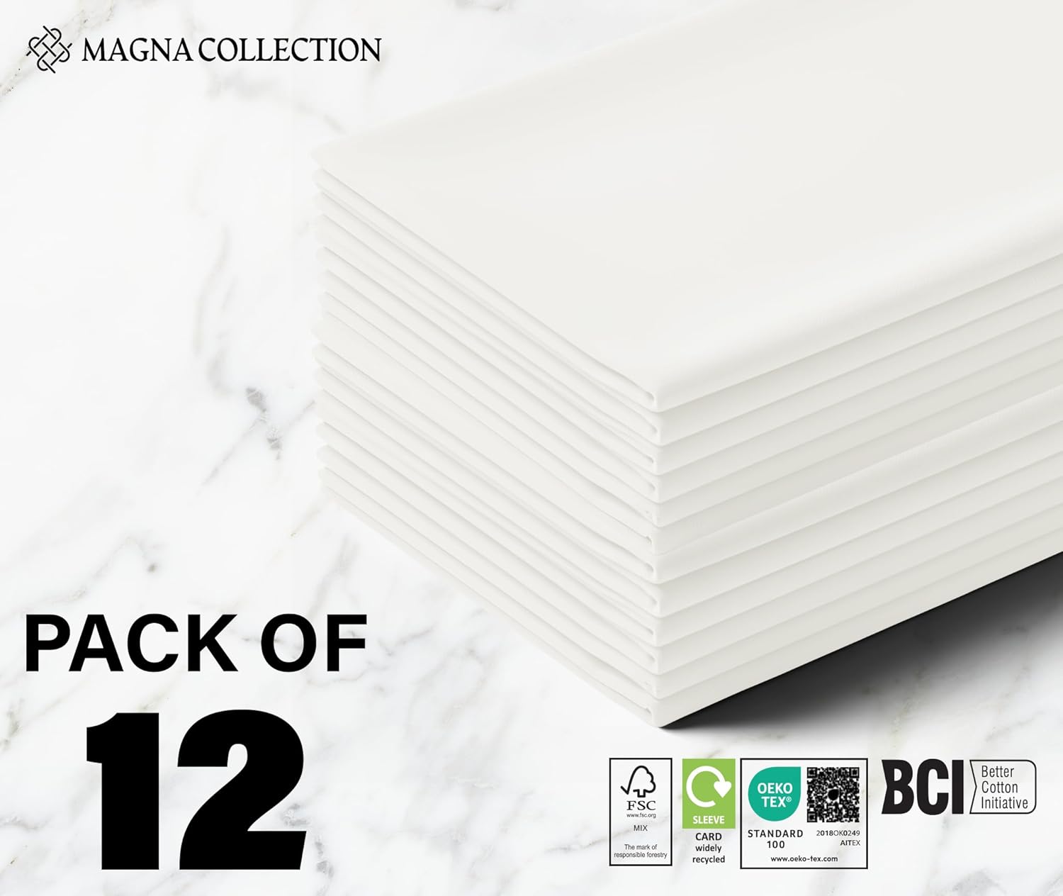 White Cotton Cloth Napkins