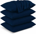 Navy Pillow Cases 4 Pack