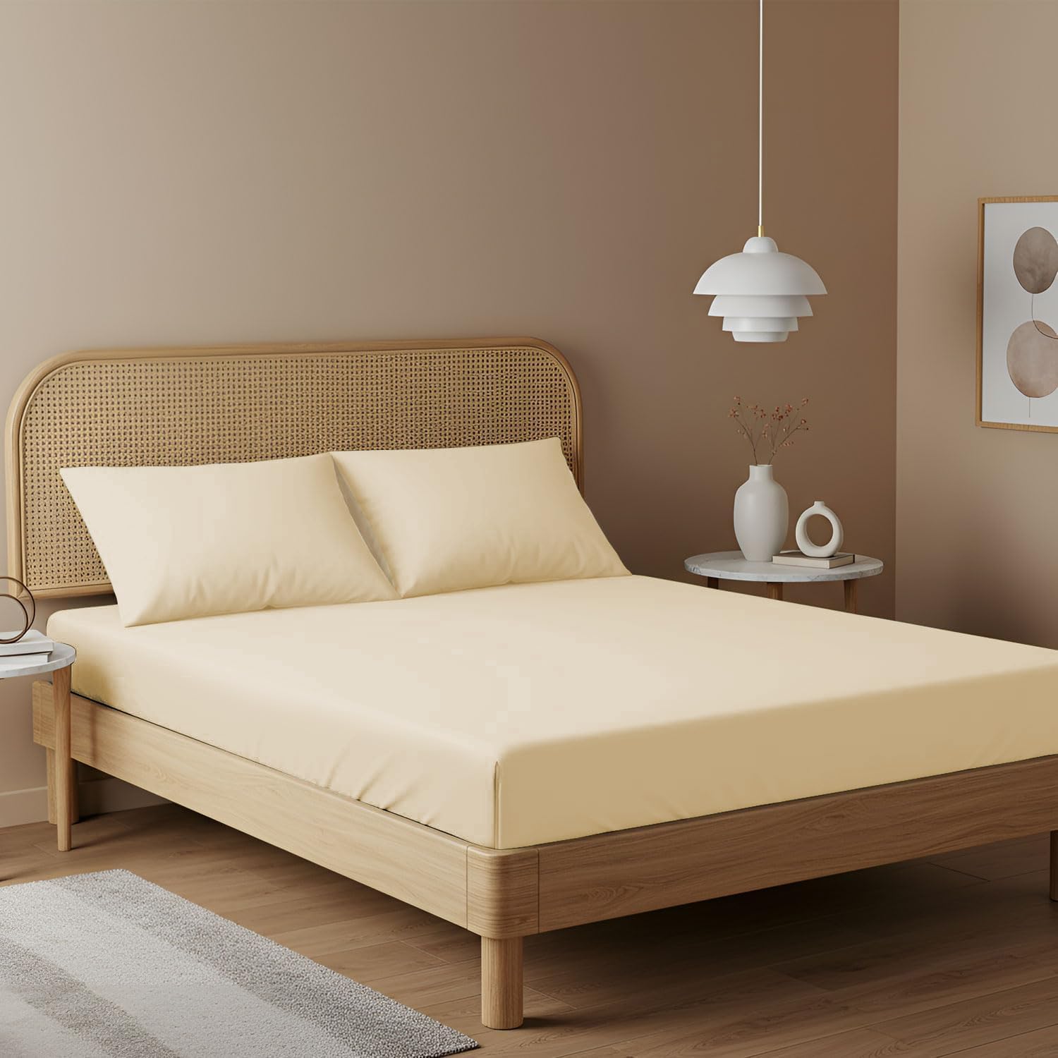 Cream Fitted Sheet