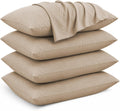 Beige Pillow Cases 4 Pack