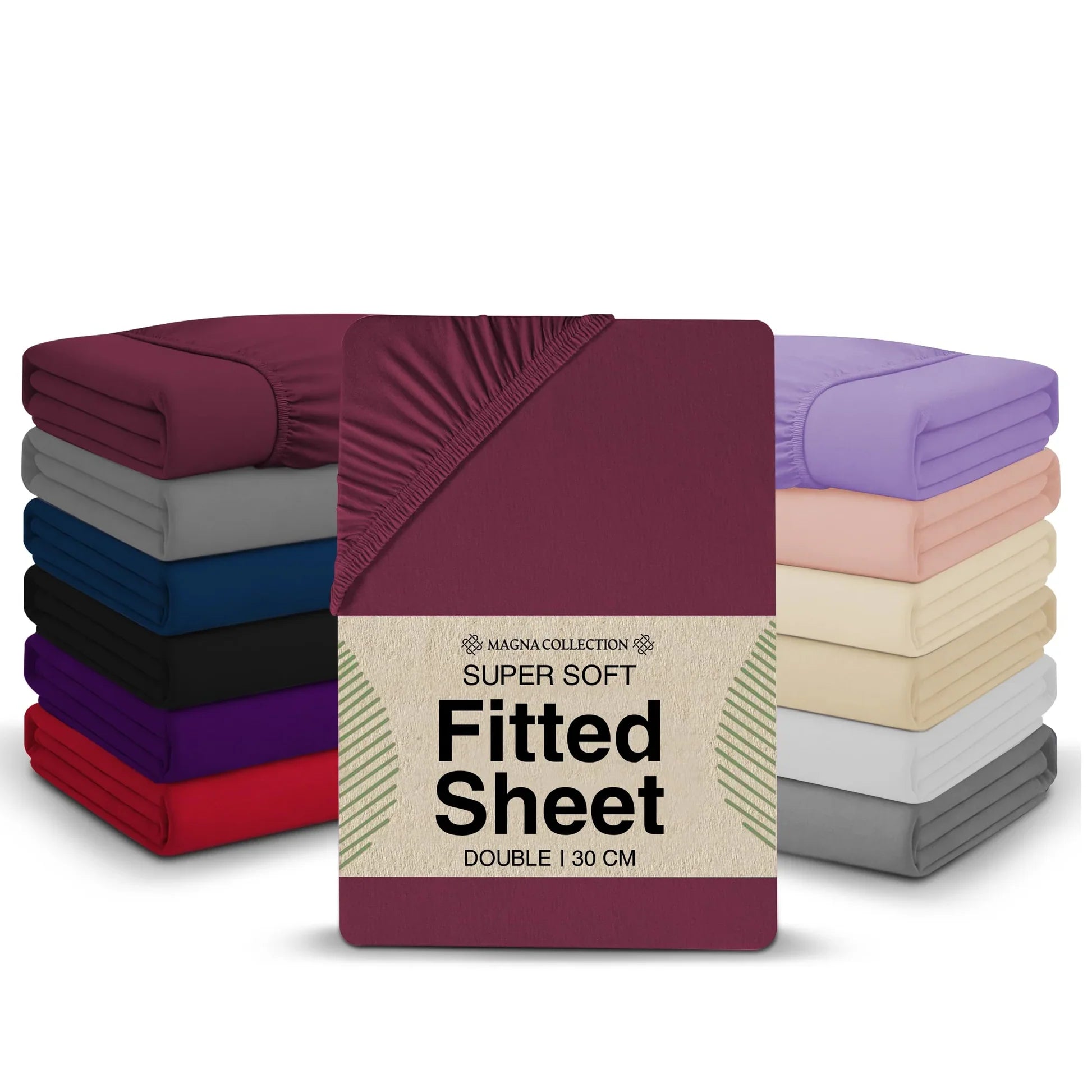 Burgundy Fitted Sheet