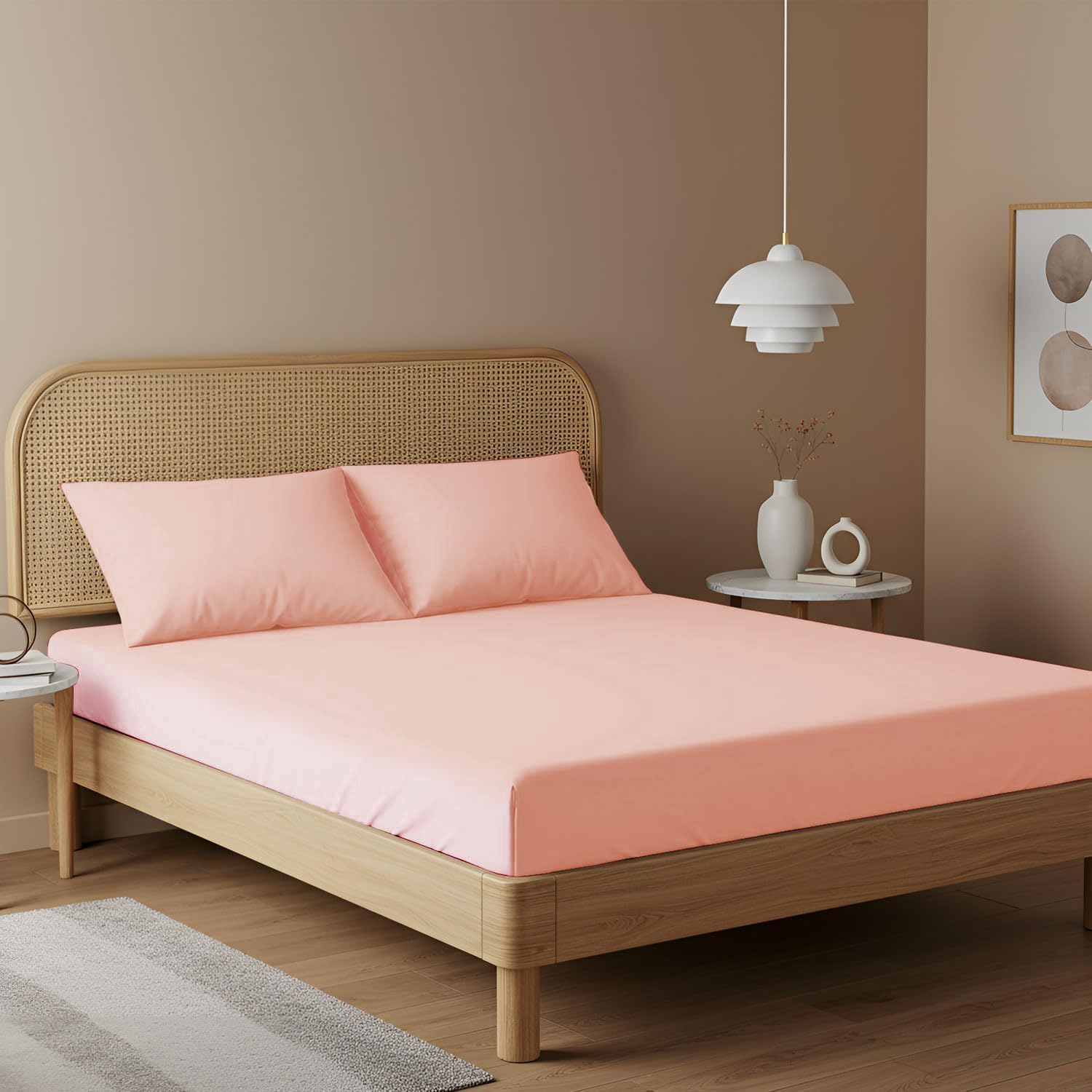 Pink Fitted Sheet