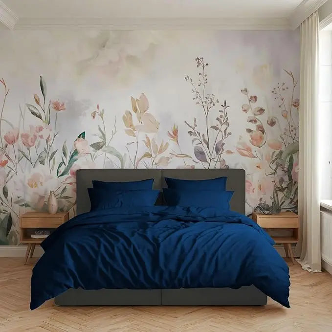 Navy Fitted Sheet Magna Collection