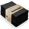Black Cotton Cloth Napkins