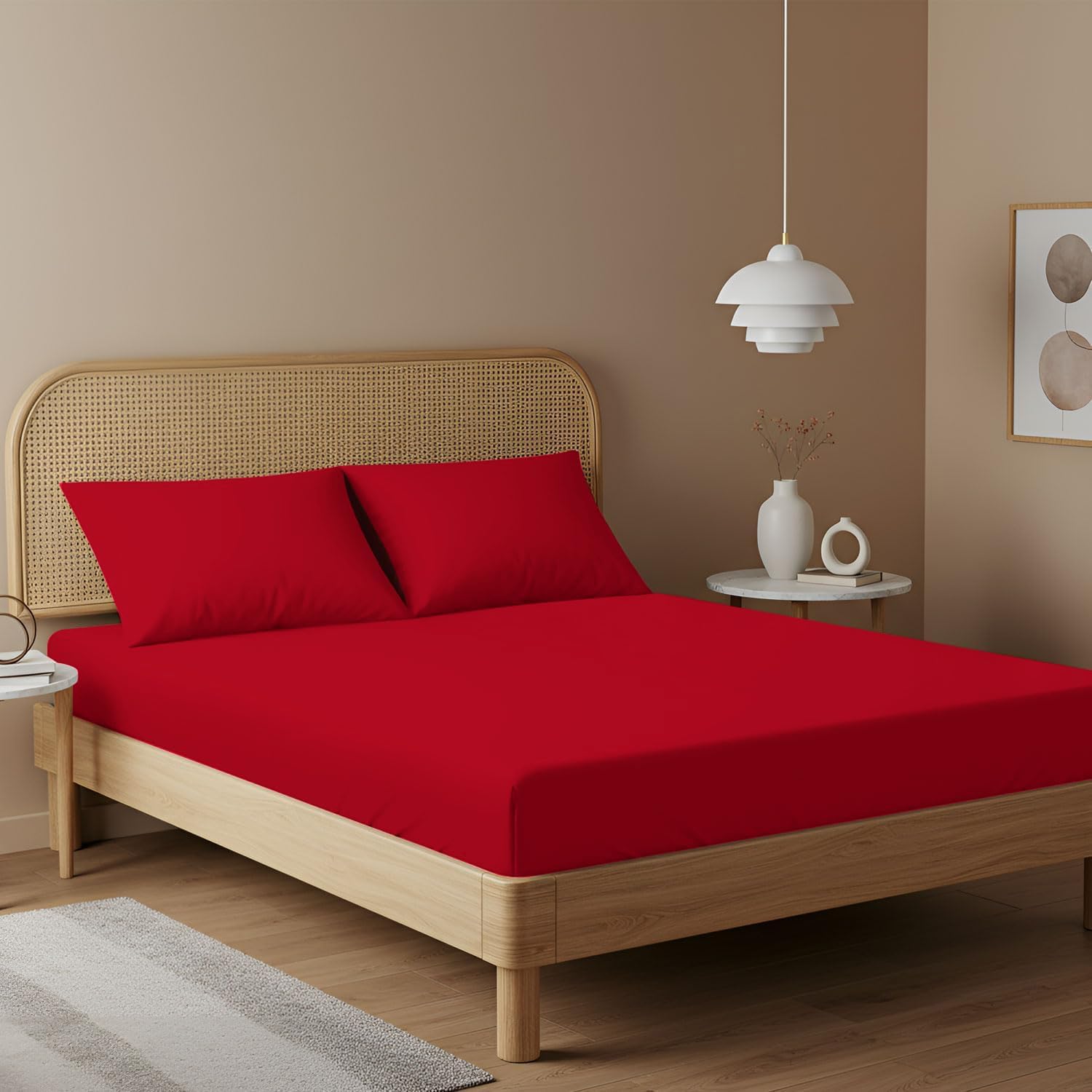 Red Fitted Sheet