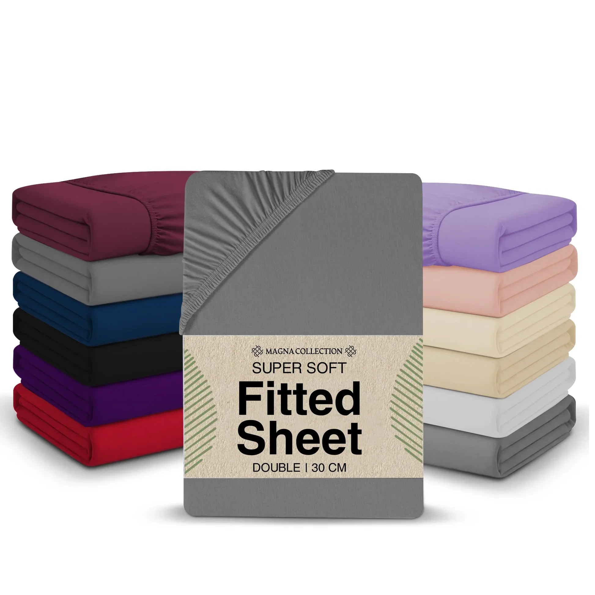 Grey Fitted Sheet