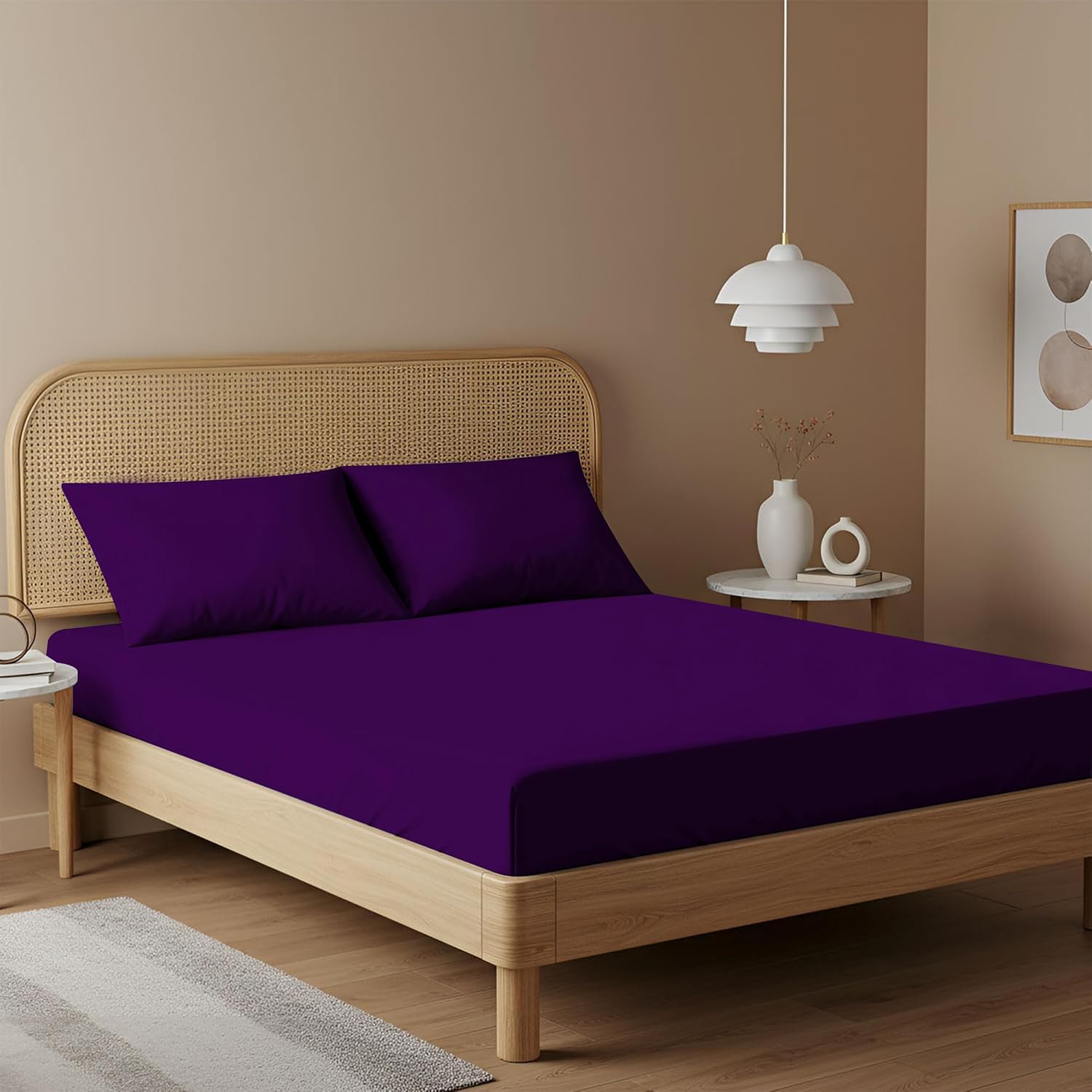 Purple Fitted Sheet