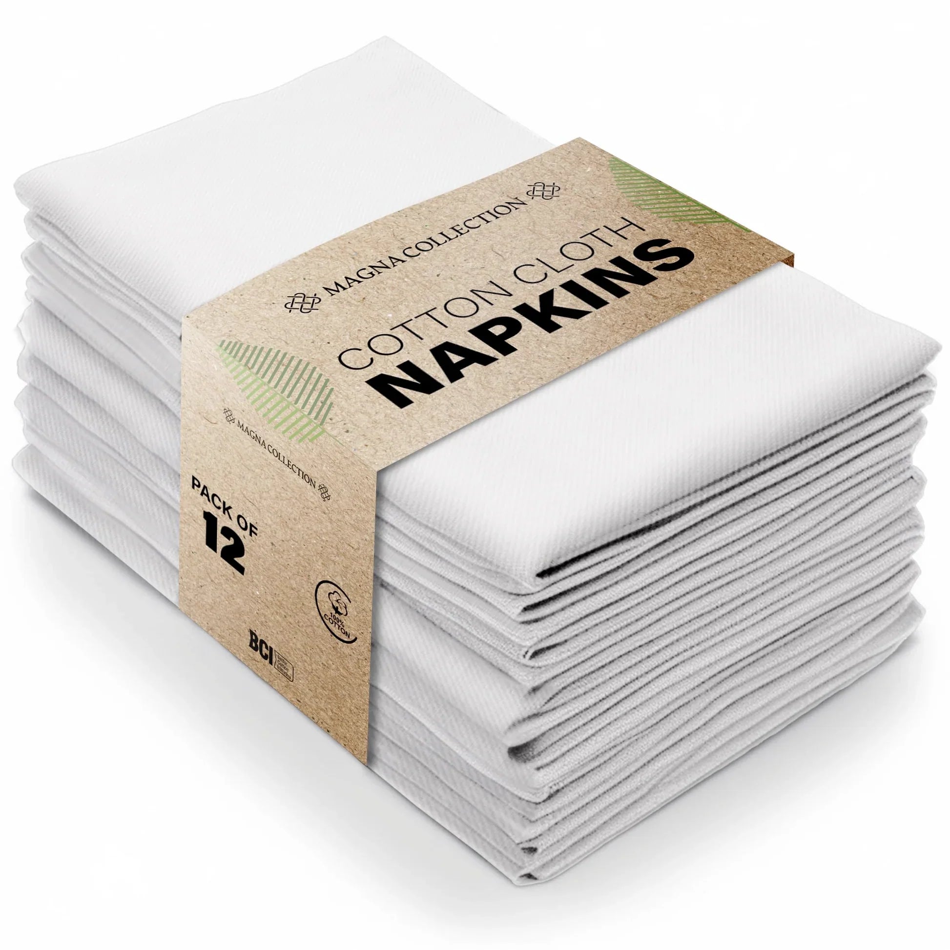 White Cotton Cloth Napkins