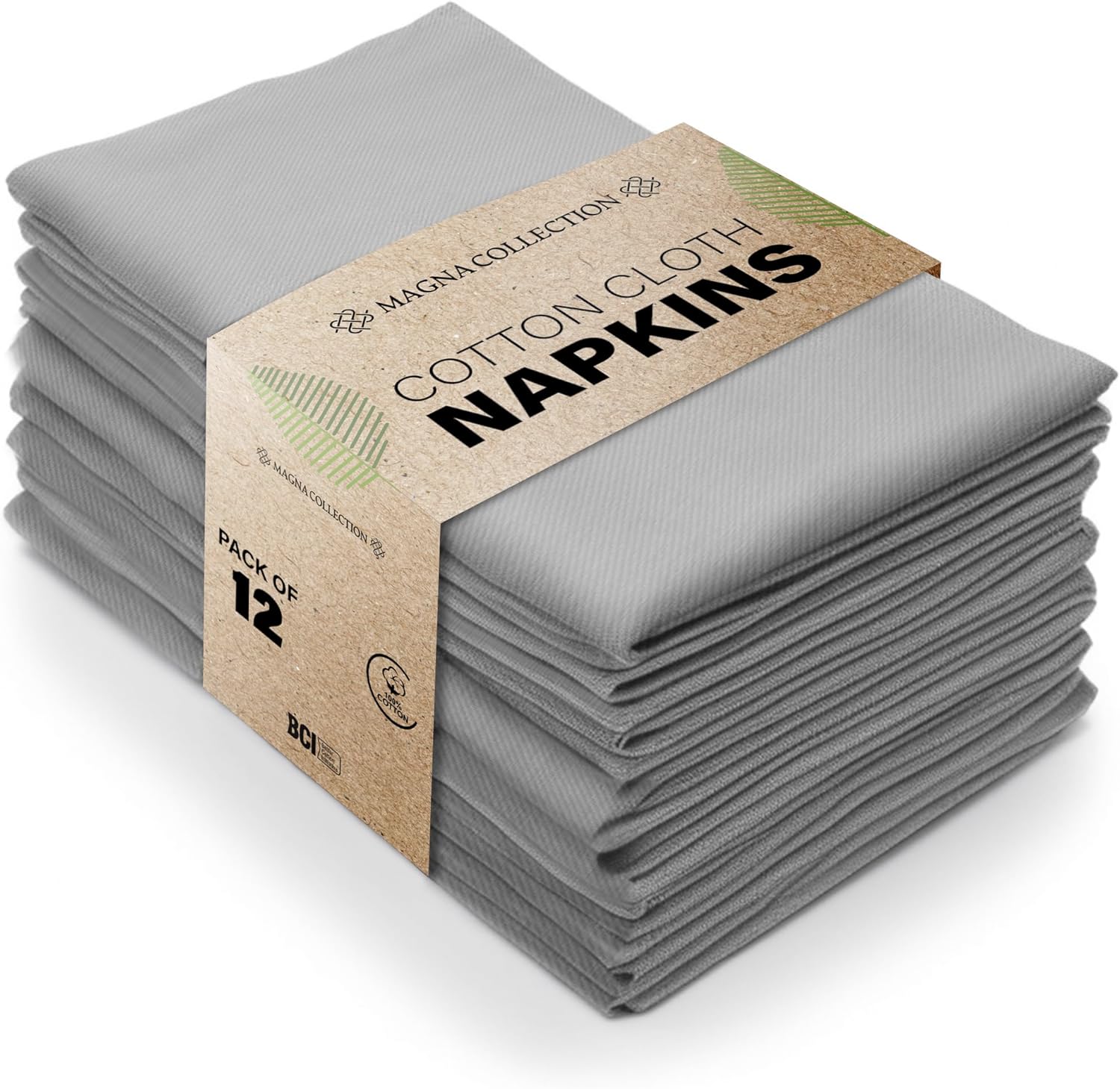 Grey Cotton Cloth Napkins