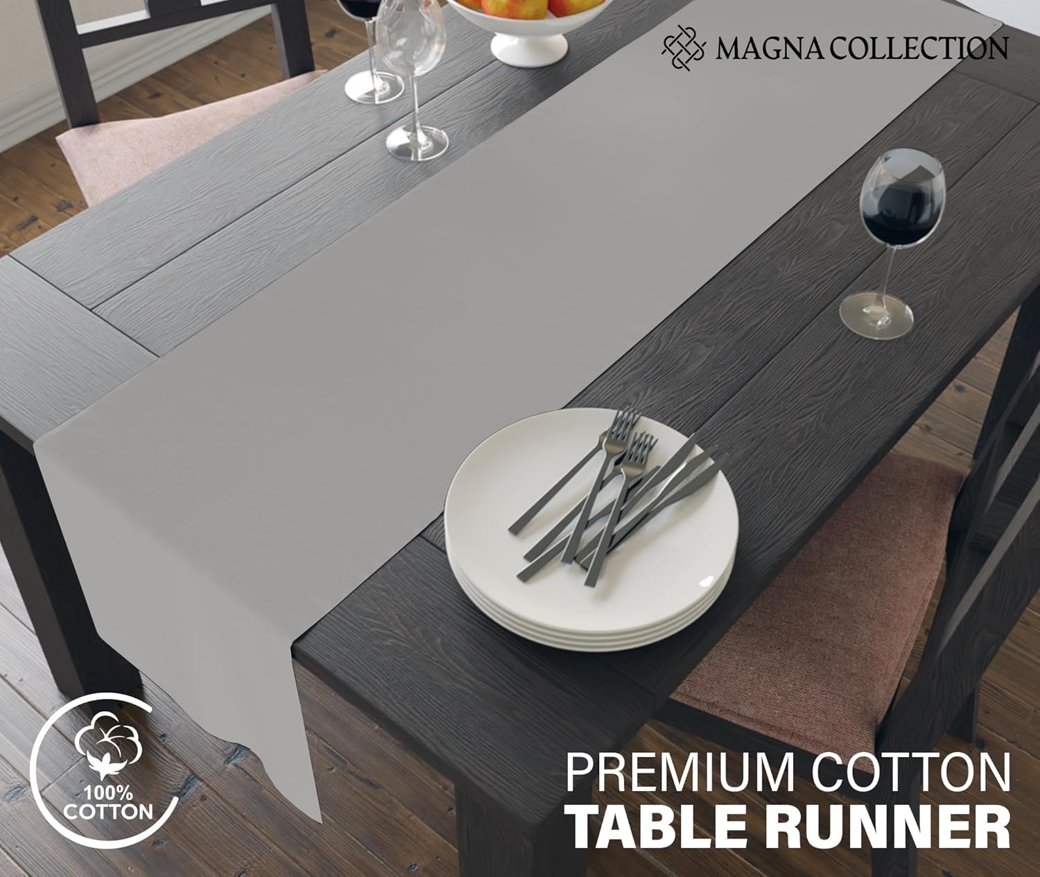 Grey Table Runner