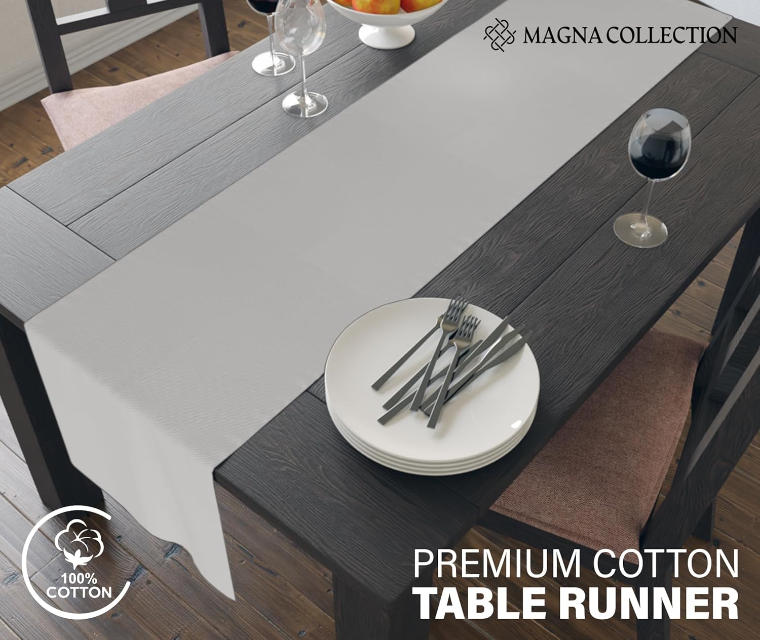 White Table Runner