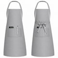 2 Pack Adjustable Grey Bib Chef Aprons